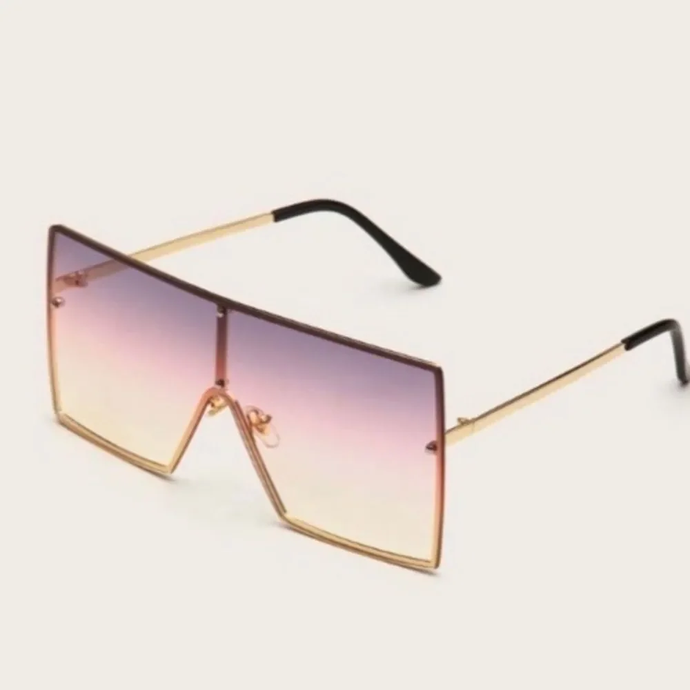 𝅺Multi Color Square Frame Sunglasses New